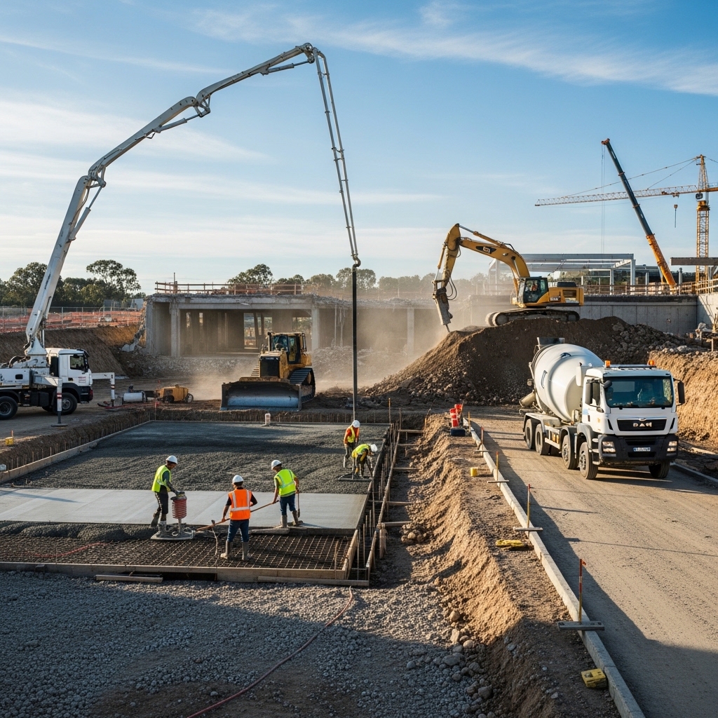 مقاول إنشاء هياكل خرسانية الدمام