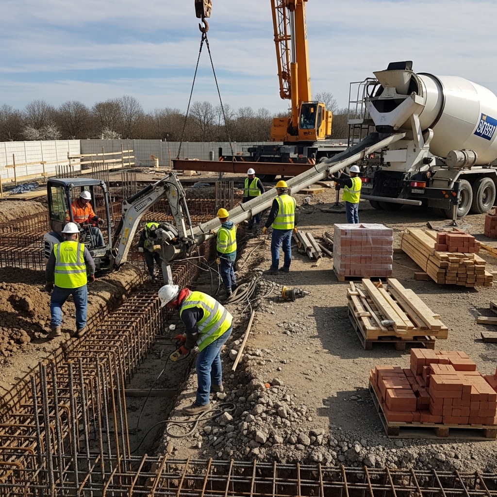 مقاول إنشاء هياكل خرسانية القصيم