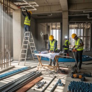 أعمال تأسيس سباكة في القصيم