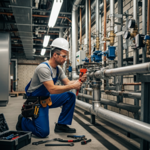 أعمال سباكة للمباني التجارية بالرياض