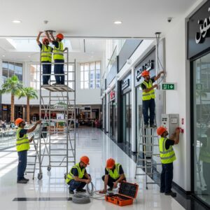 تنفيذ أنظمة إنذار الحريق في القصيم