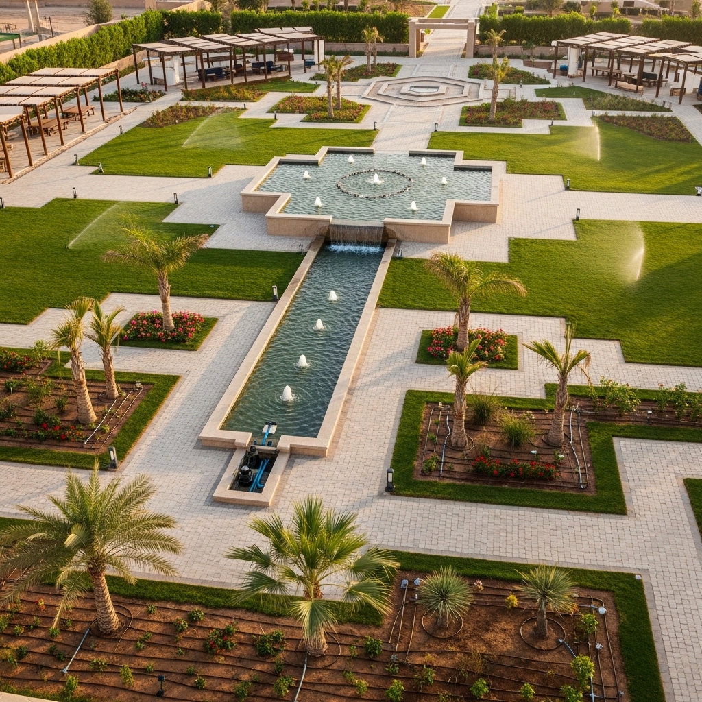 تنفيذ شبكات ري بالرياض