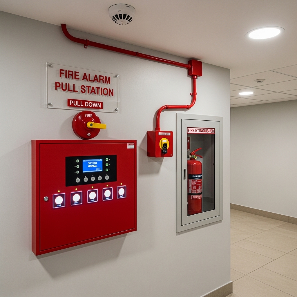 مقاول أنظمة إنذار وإطفاء في الرياض